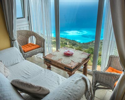 Διαμέρισμα με θέα βουνό και θάλασσα