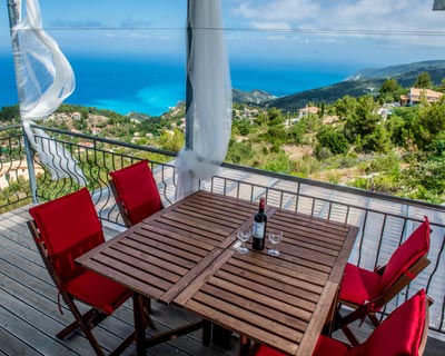 Διαμέρισμα με θέα βουνό και θάλασσα Λευκάδα